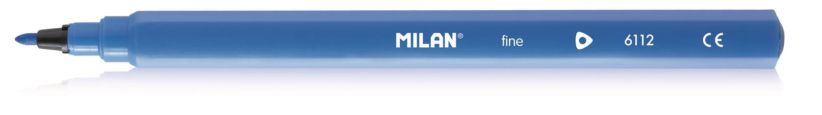 Pisaki trójkątne cienkie 12kol Milan